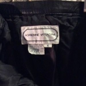 Vittadine Leather Pants 1990 Lined